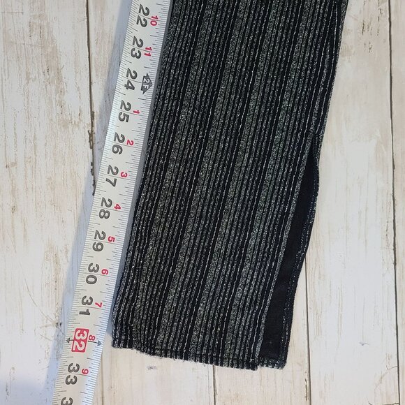 Reformation Pants Largo Side Slit High Rise Metallic S Disco Retro Whimsigoth - Picture 7 of 8